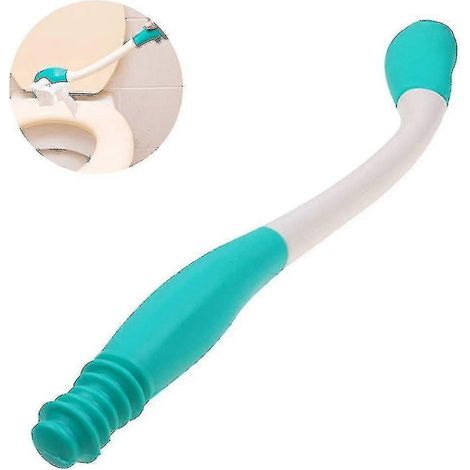 1 accessoire d'aide aux toilettes, lingette confort longue portée, permet d'atteindre plus de 40 cm de papier toilette ou de lingettes pré-humidifiées. (1/5)