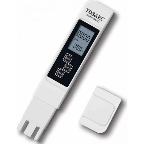Parkside – 3-in-1 TDS-Tester – Leitfähigkeitsmessgerät mit LCD-Anzeige – Misst TDS, EC und Temperatur – Für Schwimmbäder, Aquarien und Hydrokulturen (1/5)