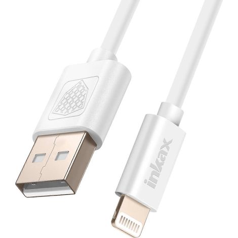 Compatible avec un câble de données USB vers Lightning, prend en charge la charge et la synchronisation rapides, blanc. (1/5)