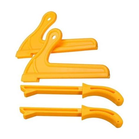 4-teiliges Holzsäge-Schiebestock-Set, Sägemehl-Handschutz