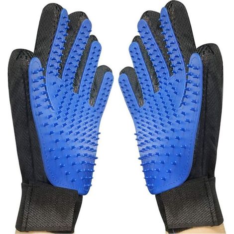 Gants pour animaux de compagnie (chiens et chats), gants de toilettage et de massage pour animaux (1/4)