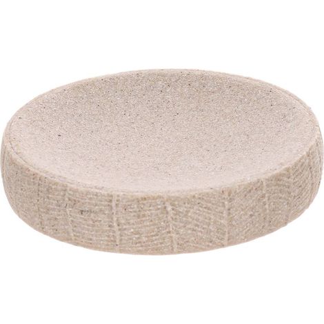 Jabonera de poliresina efecto hoja - natural - Tendance