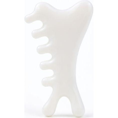 Pettine massaggiante multifunzione bianco piccolo massaggiante (1/5)