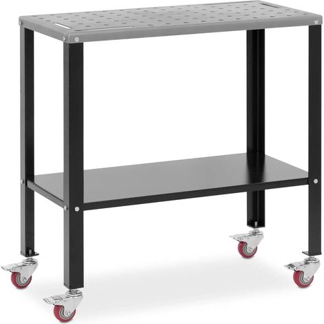 Tavolo da saldatura con ruote 544 kg 91,3 x 46 cm acciaio al carbonio - 140010015