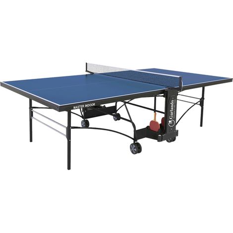 Tavolo da Pin Pong con Piano Blu e Ruote per Interno Garlando Master Indoor (1/5)