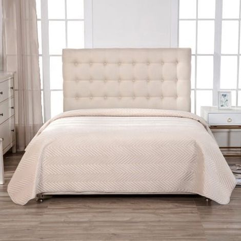 Colcha decorativa 170x210 Philadelphia Beige