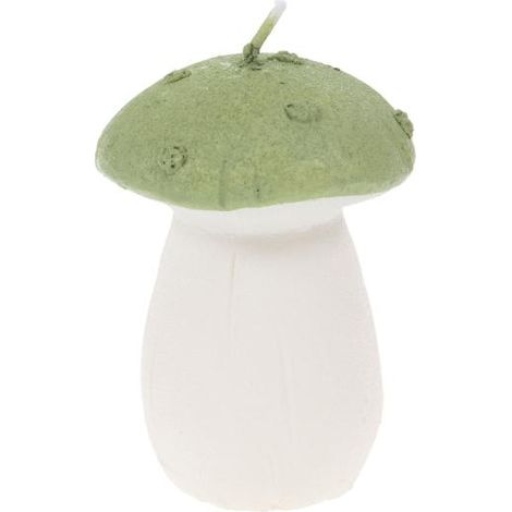 Amadeus - Bougie champignon vert 8,5 cm (lot de 4) (1/2)