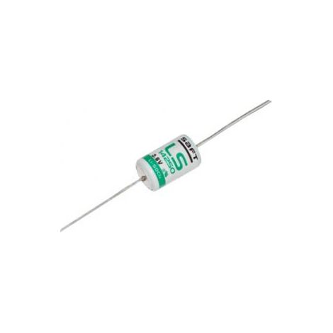 Batterie LS14250 Saft 1,2 Ah 3,6 V 1/2AA axiale Drähte