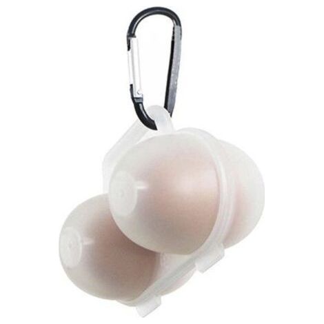 Coquetier Réfrigérateur 2 Compartiments Boîte de Conteneur de Stockage d'Oeufs Blanc Camping en Plein Air Boîte à Oeufs en Plast (1/5)
