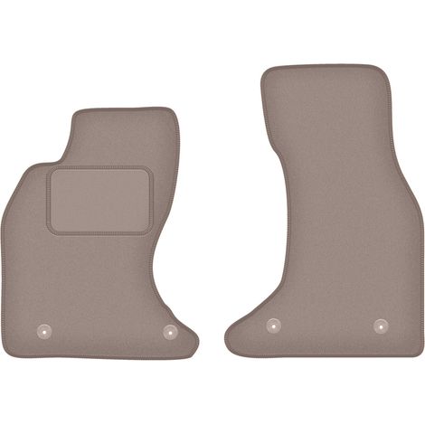 Alfombrillas delanteras beige para: Audi A6 C5 4.2L sedán, familiar, avant (1997-2004)
