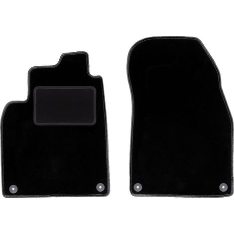 Alfombrillas delanteras para Saab 9-3 II cabrio (2002-2014) negras (1/5)