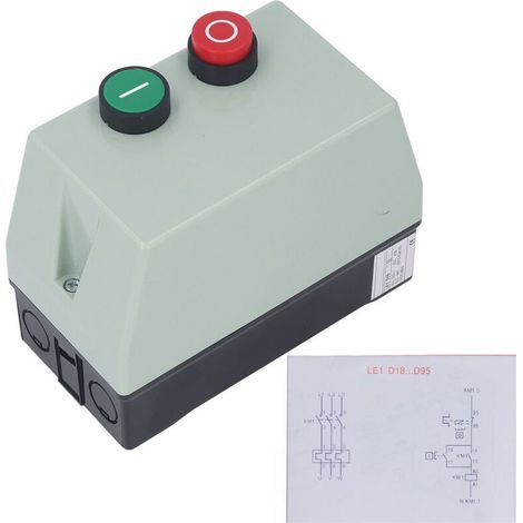 Interrupteur magnétique étanche pour moteur électrique 220V/380V monophasé/triphasé (1/5)