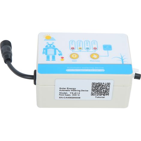 Kit d'arrosage automatique intelligent solaire pour système d'irrigation goutte à goutte de jardin (1/5)