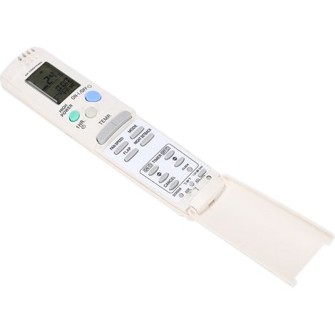 Mando a distancia de ABS blanco duradero para aire acondicionado, accesorio para el aire acondicionado Sanyo RCS-4MVPS4EX (pilas no incluidas).