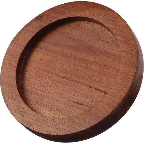 jojofuny Plateau Rond en Bois pour Moulin à Sel et Poivre Facile (1/5)