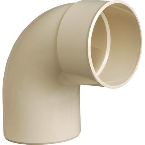 NICOLL Coude mf 87°30 Ø125 sable