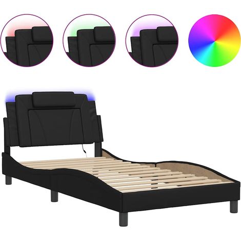 Maison Exclusive - Estructura de cama Viana con LED sin colchón n (1/5)