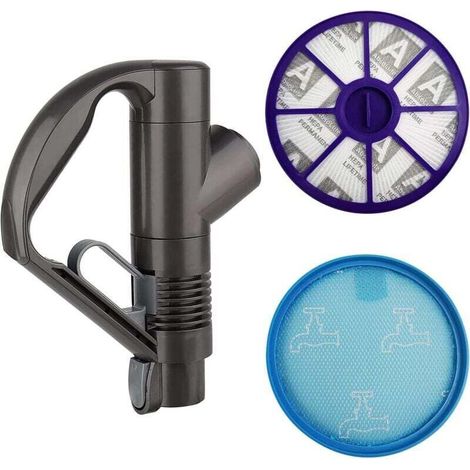 Accessoires pour Aspirateurs D'aspirateur Compatible avec Dyson, Poignée, Pré-Filtre, Filtre Après Moteur Remplacement Compatible avec Dyson Pièces Détachées DC05, DC08, DC15, DC19, DC20, DC21, DC29