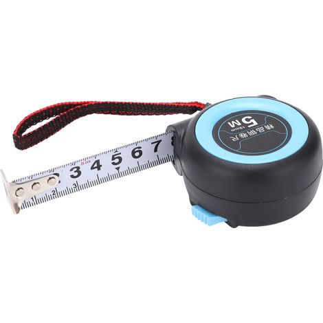 Mètre ruban 5m x 19mm, verrouillage précis, enrouleur renforcé, outil de mesure épais pour menuiserie et bricolage (1/5)