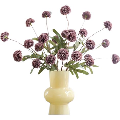 (8 Stück/Set, U-förmige gebogene Verpackung + 0,32 Yuan/Set) 8 künstliche 5-köpfige Chrysanthemen, Herbstfarben, Löwenzahn, künstliche Blumen, Hochzeit, Zuhause, DIY-Dekoration, Ornament, hochwertiger (1/3)