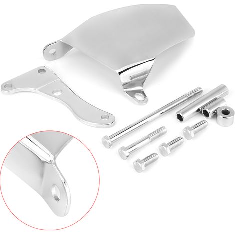 Aluminium-galvanisierte Lichtmaschinenhalterung, passend für SBC Chevy 350 lange Wasserpumpe (1/5)