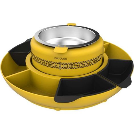 Cecotec Máquina para Calentar los Ingredientes de Tacos Taco Maker Fun Taco Andale. 40W, Compartimento Central de 600ml
