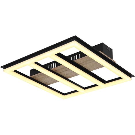 Globo - plafoniera - Froomy - nero - metallo - LED - 67291-18