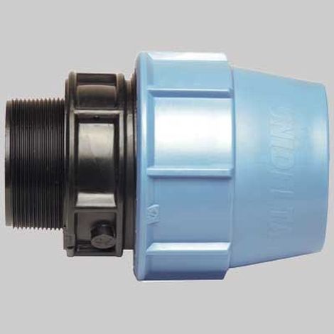 RACCORDO DIRITTO MASCHIO PLASTICA - 50 x 1"1/2