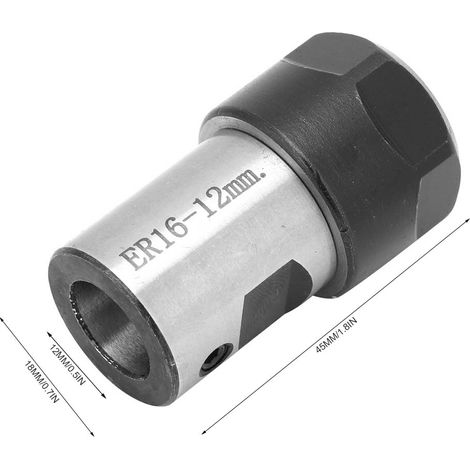 Mandrin de serrage C20-ER16-40L pour broche moteur, outil de fixation de barre (12mm) (1/5)