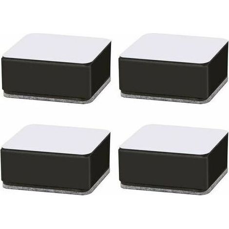 Möbelfüße, Bettbeine, Tischfüße, Schlafsofafüße, Bettfüße aus Kohlenstoffstahl, selbstklebende Möbelfüße für Sofa, Couchtisch, Kleiderschrank, Bett, Schreibtisch (1/5)