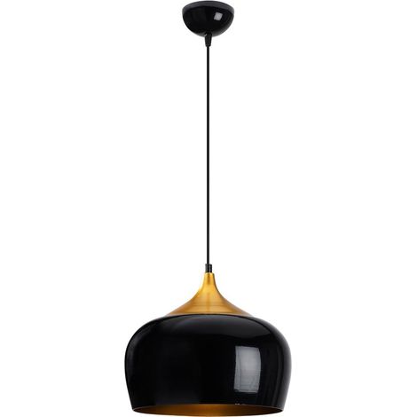 Lámpara colgante Harvey 30 Negro/Oro (1/5)