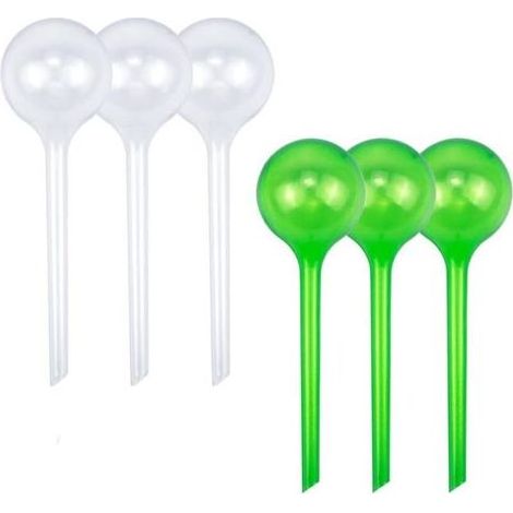 pair 6 Pièces Globes d'arrosage, Automatique Bulbes d'Arrosage Goutte à Goutte, Kits d'irrigation Matériel d'arrosage Automatique pour Plantes-Fei Yu (1/5)