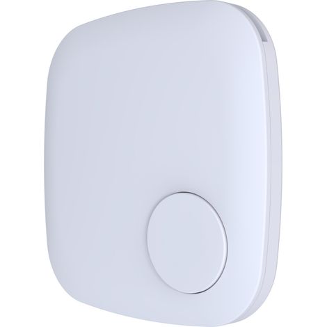 Car GPS tracker, electric bicycle/motorcycle tracking device, anti-theft device, no charging required, global coverage -- square-shaped, Apple-specific white model. (1/4)