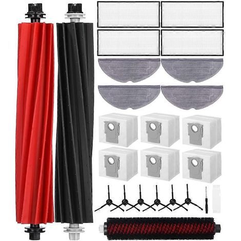 Pour Roborock S8 Pro Ultra Brosses latérales principales Filtre HEPA Chiffon de nettoyage (1/5)