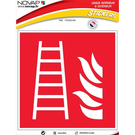 Plaque adhésive Echelle 200x200mm - NOVAP - A 403 2382