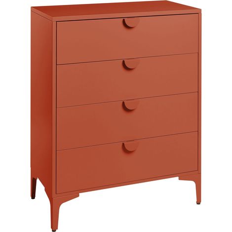 Kommode mit 4 Schubladen ARDURA Metall Goldbraun (1/5)