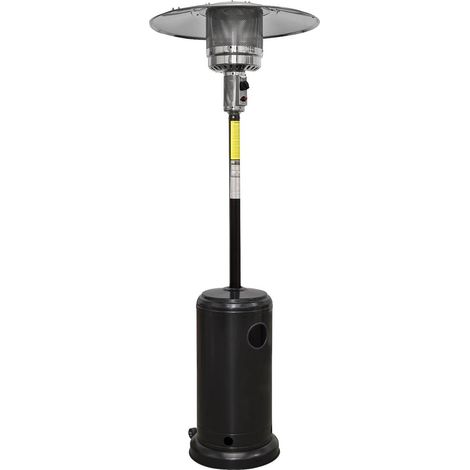Dellonda DG1 Outdoor Garden Gas Patio Heater 13kW Commercial & Domestic Use, Black
