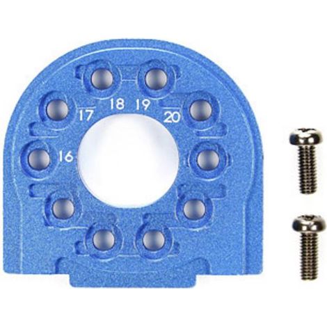 Tamiya 300054558 - Montaggio TT-02 Motore Alluminio, anodizzato Blu