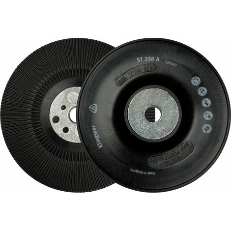 Plato soporte klingspor st 358 a 125 mm resistente temperatura