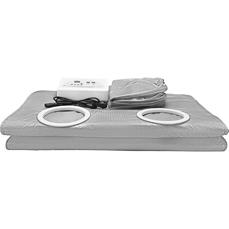 Kit de sauna portatif Couverture de sauna avec manches, couverture de sauna thermique numérique, modelante du corps for la perte de poids et le fitness (avec 2 manches) Tente de sauna personnelle pour (1/5)