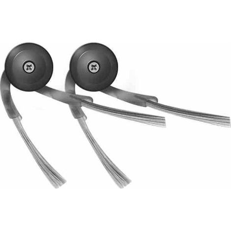 Set of two original replacement brushes that meet the manufacturer's specifications for Roborock P20 Pro/G20S Ultra robotic vacuum cleaners.--DTEKGAZ
