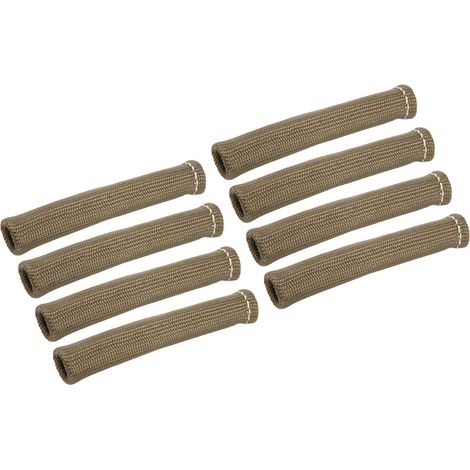 Lot de 8 manchons pour fils de bougie en fibre de basalte, protection thermique jusqu'à 2500°F pour moteur hot rod et classique (1/5)