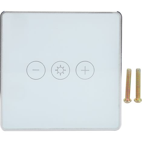 Interrupteur tactile WiFi 3 voies 400W, panneau intelligent avec télécommande, norme UK 95-240V AC (1/5)