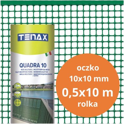 PVC-Netzgewebe Quadra 10 Grün 0,5 m × 10 MB (10 mm Maschenweite – 10,0 MB – S-B 01175Z) (1/5)