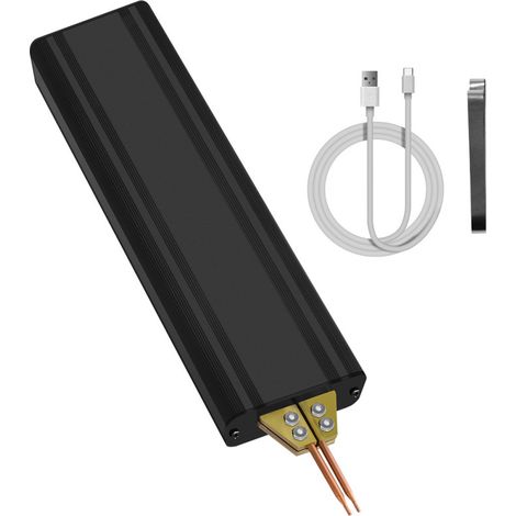 Soldadora por puntos portátil, máquina de soldar manual, herramienta de soldadura, accesorio para bricolaje, multifuncional, alimentada por batería, soldadora por puntos portátil