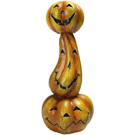 Bougeoir citrouille, décoration de table pour Halloween, 1 pièce (1/5)