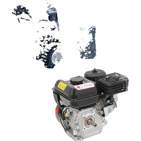 Motor de gasolina, 7,5 CV, 3600 rpm, negro. (1/5)