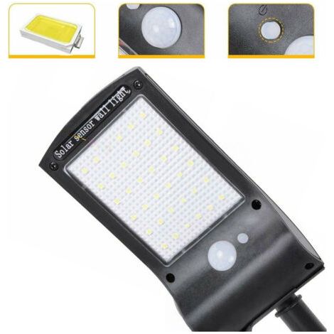 Lampadaire Panneau D'énergie Solaire Phare Photovoltaïque Extérieur 36 Led (1/5)