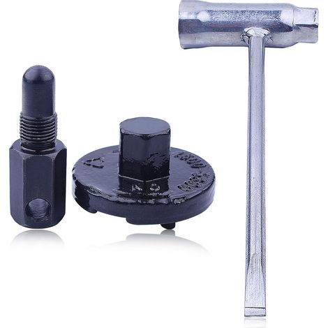 14mm Piston Stop Chainsaw Clutch Steering Wheel Removal Tool Clutch Expanding Disassemble Tools for Husqvarna Stihl Echo 2 Cycle 14mm + Socket Wrench (1/5)