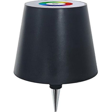 Lampe bouteille sans fil, lampe LED tactile à 3 couleurs et à intensité variable pour bouteilles de vin, idéale pour les bars et les fêtes. (1/5)